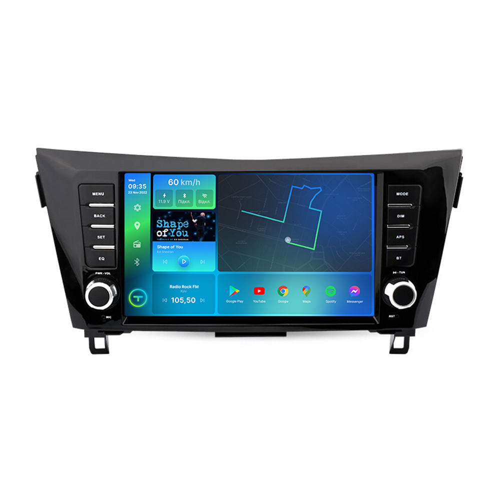 Автомагнитола штатная Torssen 2K F108256 для Nissan Xtrail/Qashqai 2013+ AC крутилки 4G/Carplay/DSP 10" (202306727)