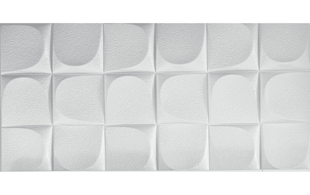 3D-панель Санторини 1200х600х30 мм Белый (2385831326)