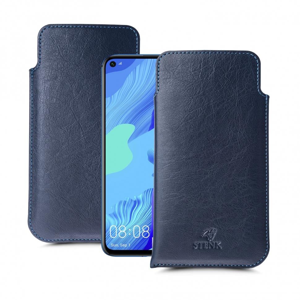 Футляр Stenk Elegance для Huawei Nova 5T Синий (64556)