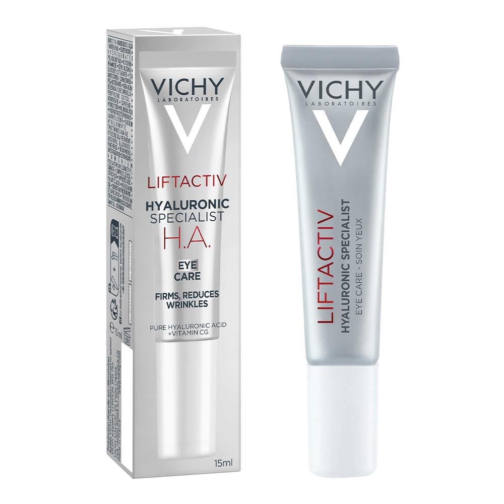 Разглаживающий крем Vichy Liftactiv Hyaluronic Specialist HA Eye Cream с гиалуроновой кислотой для зоны вокруг глаз 15 мл (2593297742)