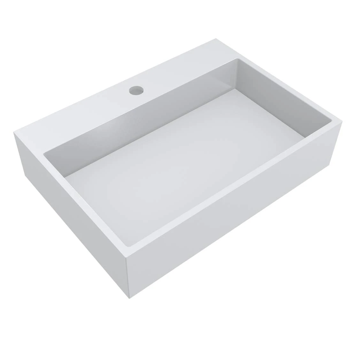 Умивальник накладний Miraggio Mares прямокутний 590x427 мм Білий (MG-0000213)