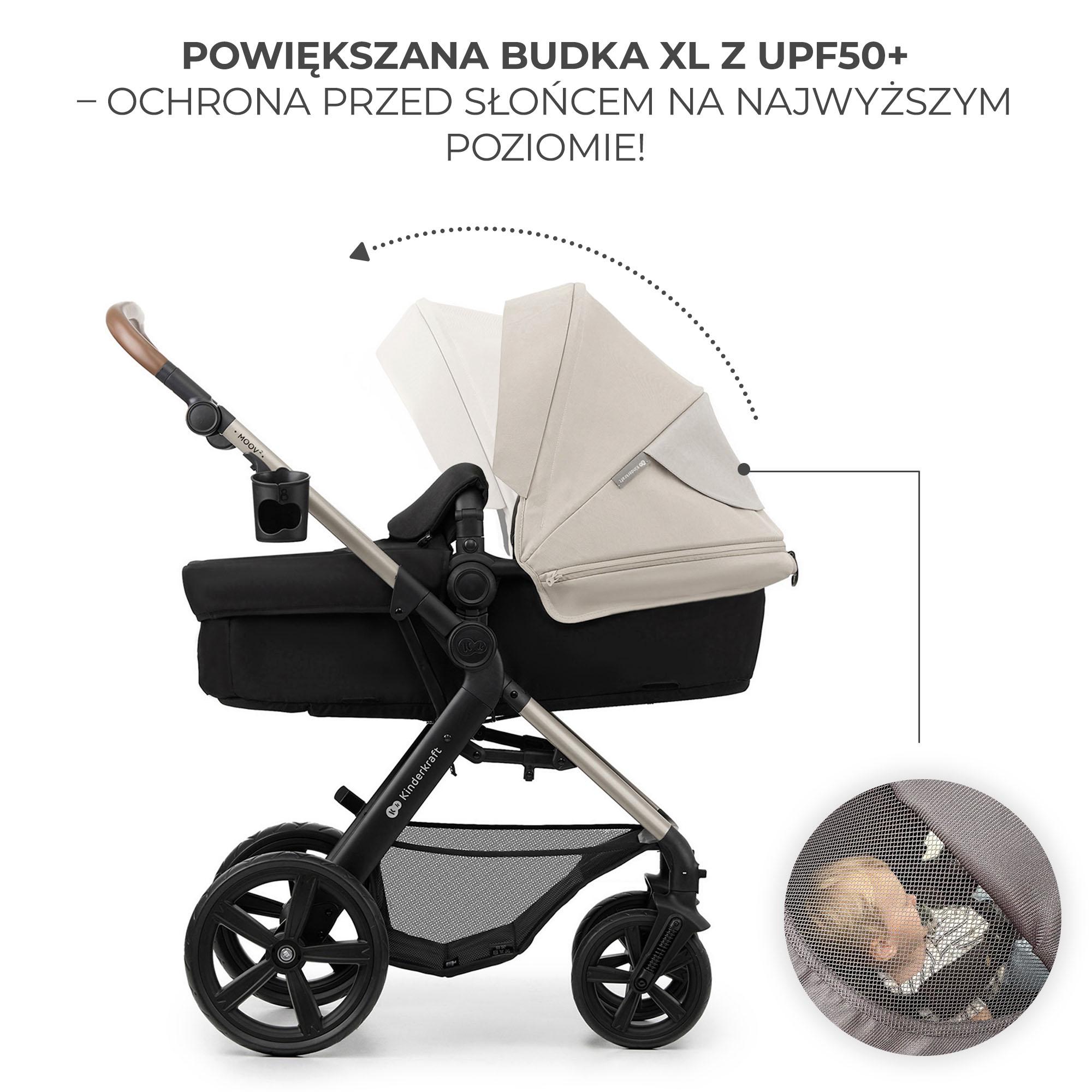 Коляска универсальная Kinderkraft Moov 2 Moonlight Grey (KSMOOV02GRYEV00) - фото 4 Коляска универсальная Kinderkraft Moov 2 Moonlight Grey (KSMOOV02GRYEV00) - фото 4