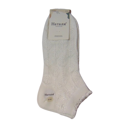 Носки женские короткие с узором Натали р. 37-41 Белый (2135634724)
