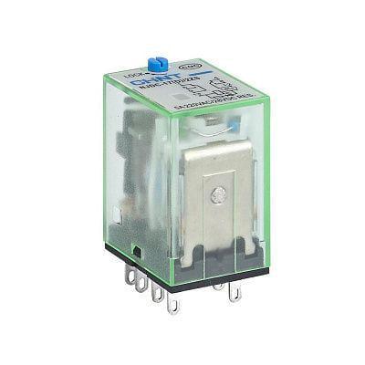 Реле проміжне CHINT 10A 2к 12V DC NJDC-17 з кнопкою тест (651149)