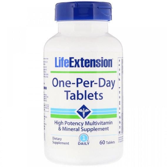 Витаминно-минеральный комплекс Life Extension One-Per-Day 60 Tabs