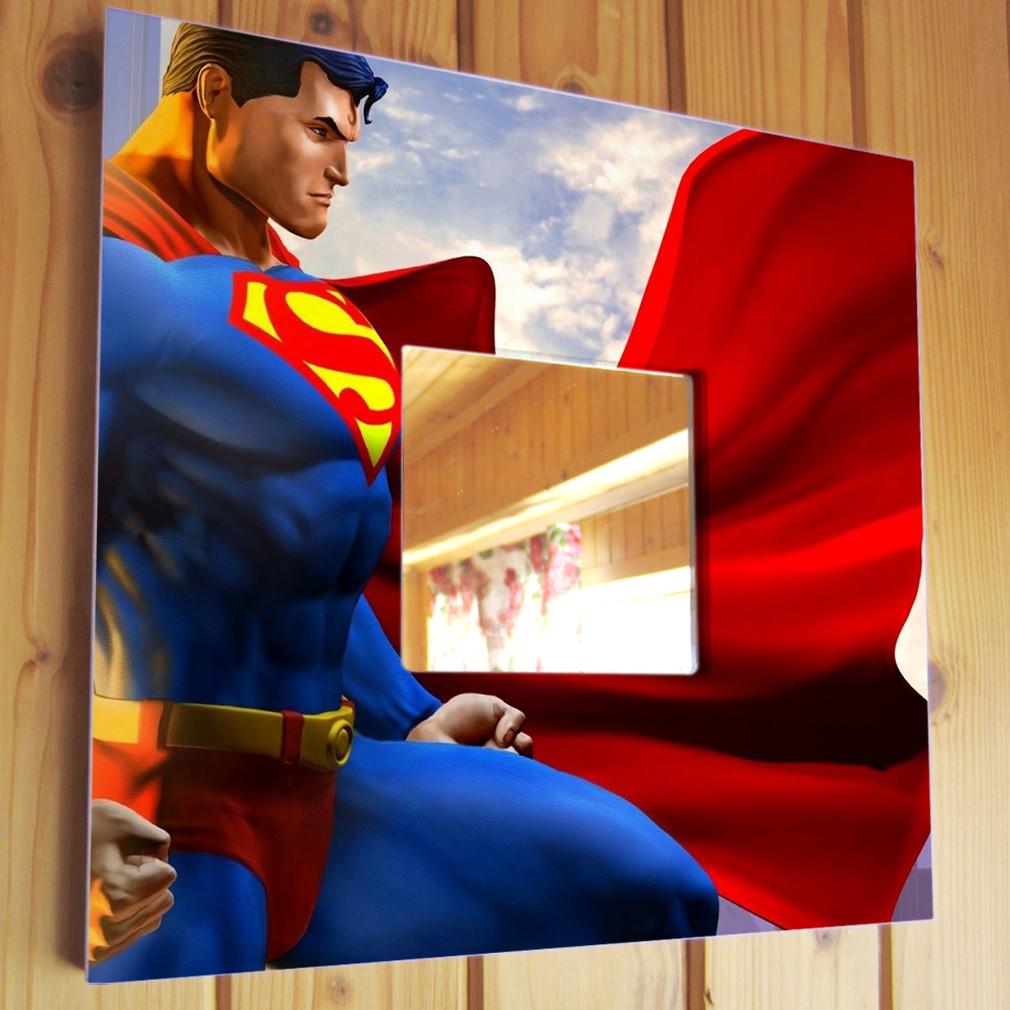 Зеркало декоративное Супермен 260х260 мм (M03661)