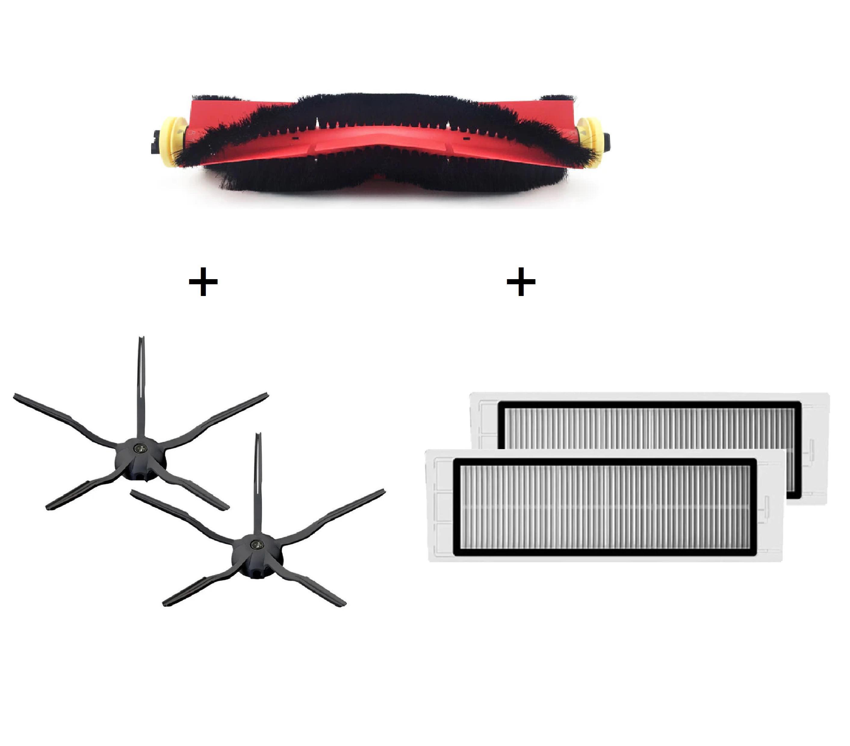 Комплект для робота-пылесоса Xiaomi Mijia/RoboRock S50/S51/S55/S5 Max/S6/E4/E20/C10 Xiaowa Black - фото 9