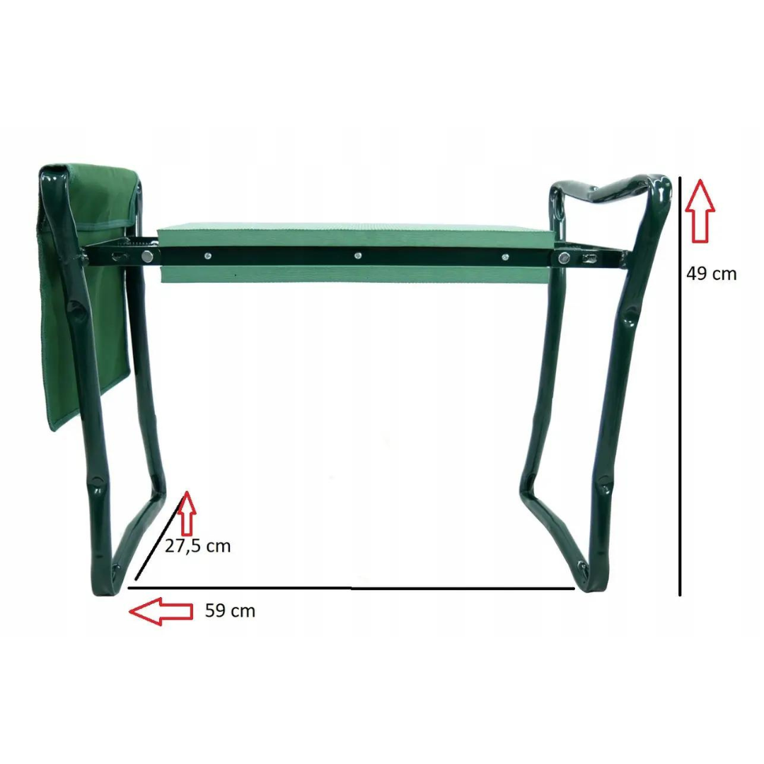 Табурет садовый GardenLine с органайзером для садовых инструментов 58х28х13 см (PVO0330) - фото 2