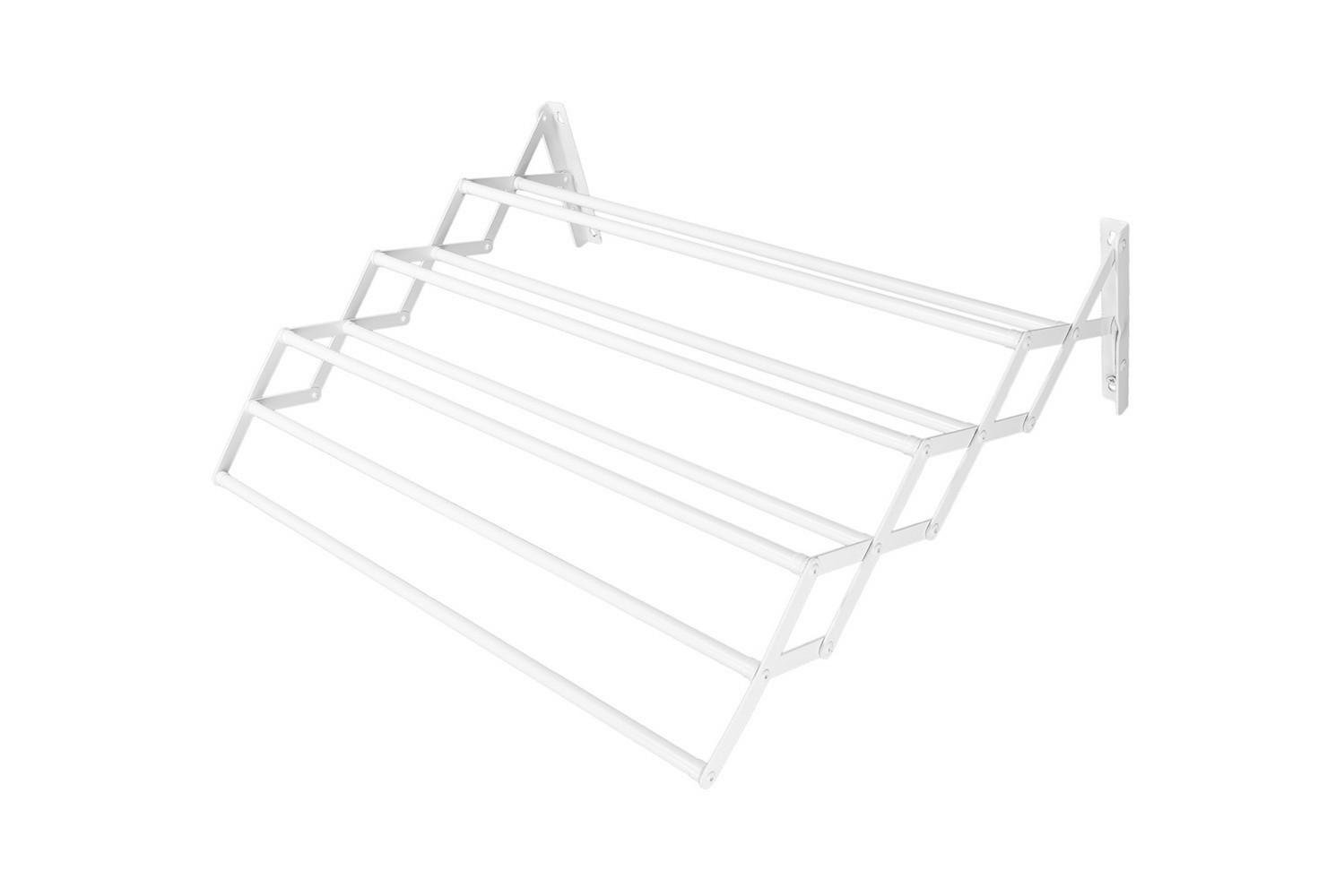 Сушилка для белья MasterTool настенная гармошковая 500 мм 8-секционная 4 м Белый (92-1758)