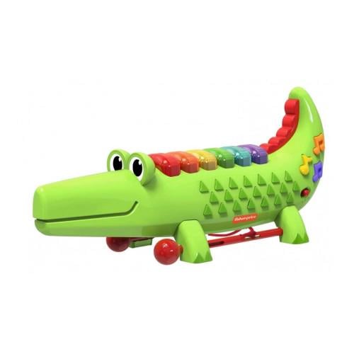 Развивающая игрушка Fisher-Price Ксилофон яркий крокодил (22282)