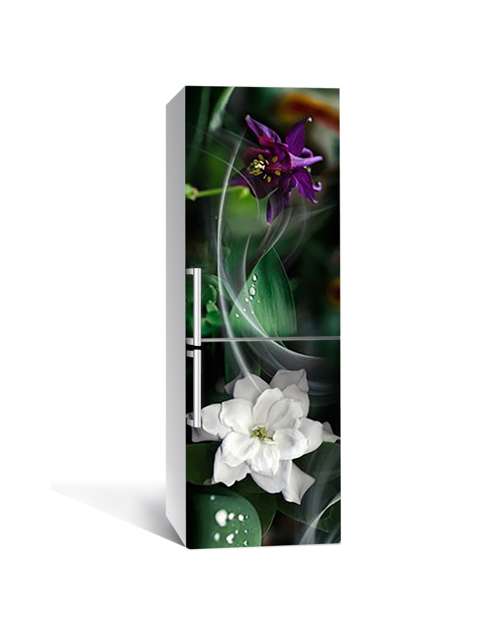 Наклейка 3D на холодильник Zatarga "Меж двух огней" виниловая 650х2000 мм