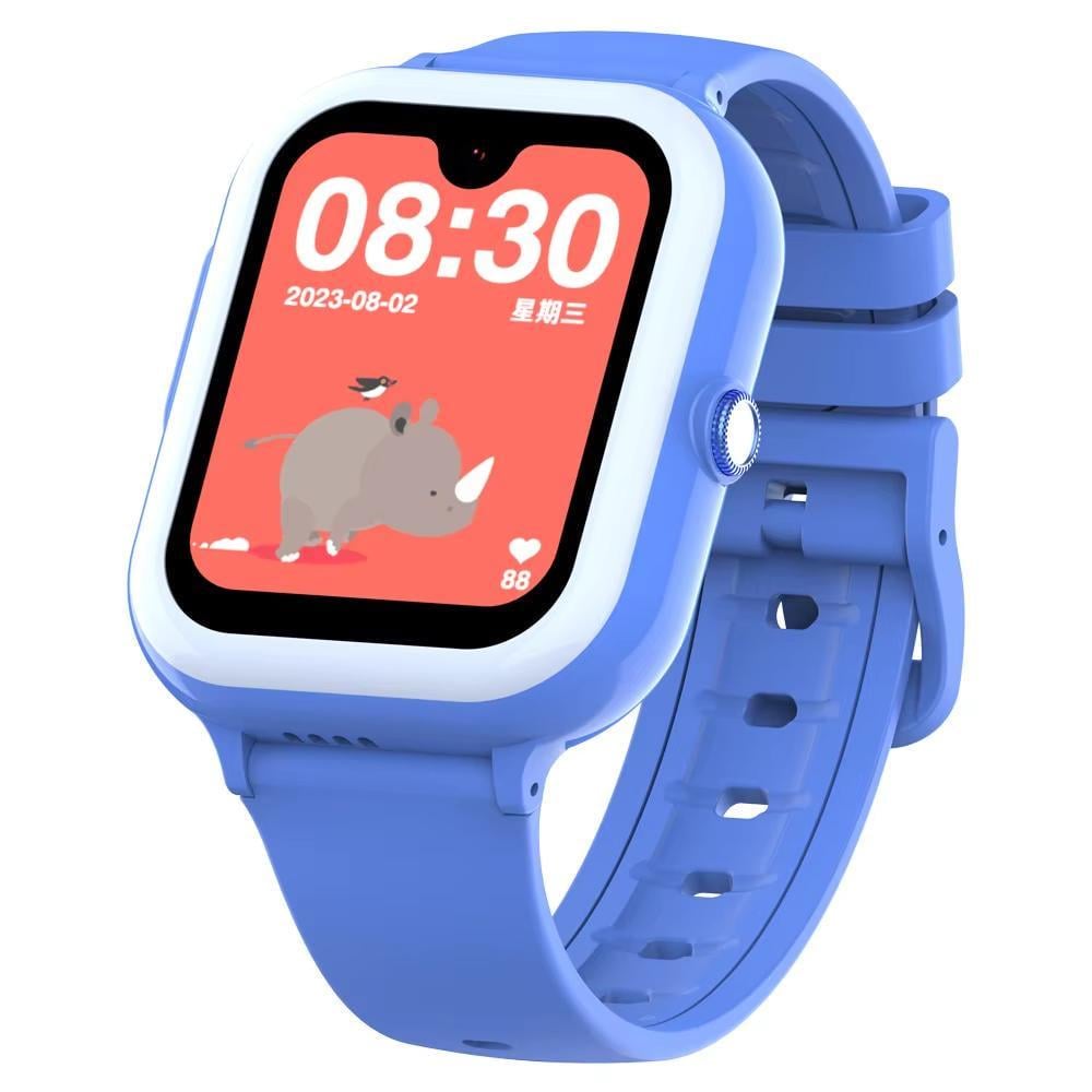 Смарт-часы детские Lemfo D89 с GPS/SIM/видеозвонками/камерой/прослушиванием/Wi-Fi/SOS Синий (36234249)
