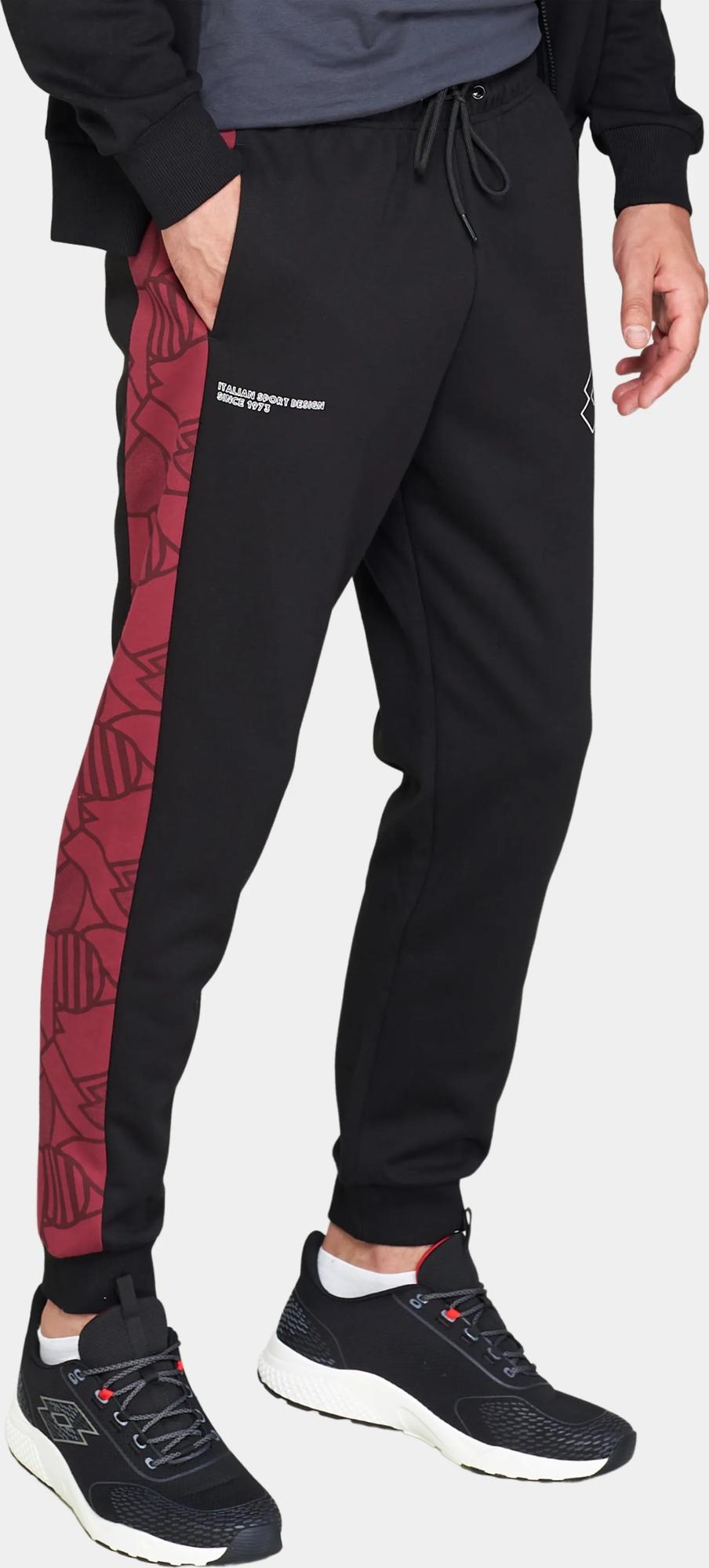 Спортивні штани Lotto ATHLETICA PRIME PANT 217661/1CL L Чорно-червоний - фото 3