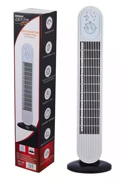 Вентилятор підлоговий Zepline ZP-138 500 Вт 500 Вт 3 швидкості (30626097) Вентилятор підлоговий Zepline ZP-138 500 Вт 500 Вт 3 швидкості (30626097)
