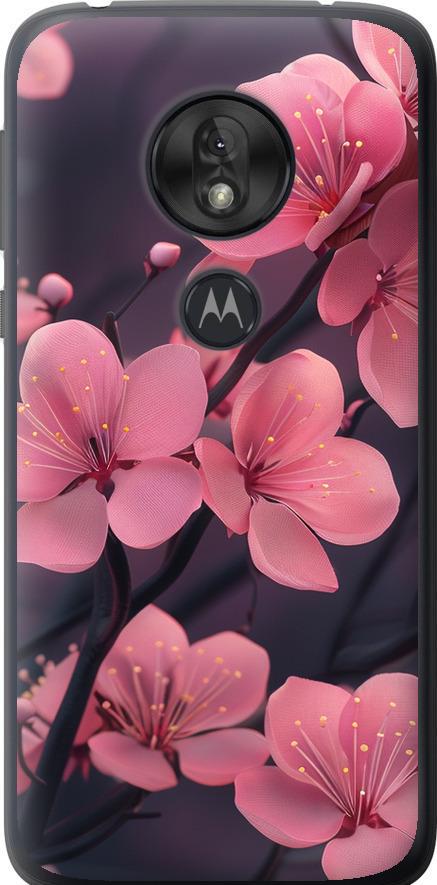 Чехол на Motorola Moto G7 Play Пурпурная сакура (6075u-1656-42517)