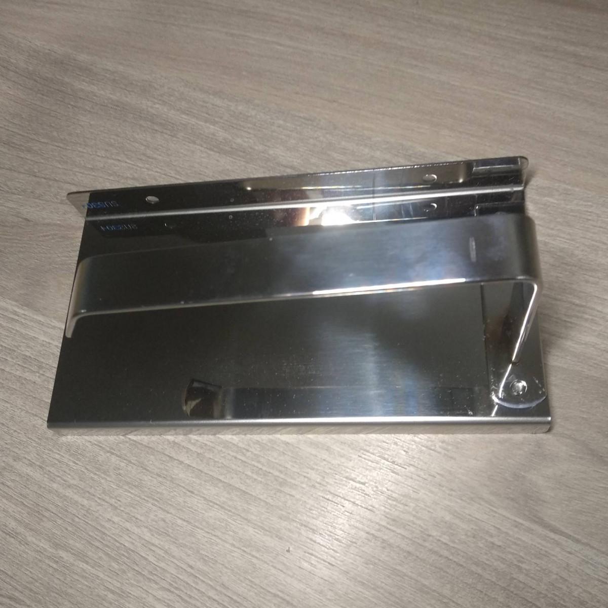 Тримач туалетного паперу IwConcept K6 SS-304 з поличкою із нержавіючої сталі Хром (1928) - фото 8 Тримач туалетного паперу IwConcept K6 SS-304 з поличкою із нержавіючої сталі Хром (1928) - фото 8