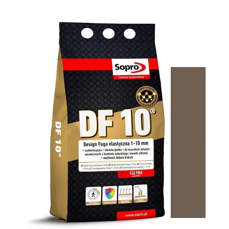 Фуга для швов Sopro DF 10 1083A №58 4 кг Умбра коричневый