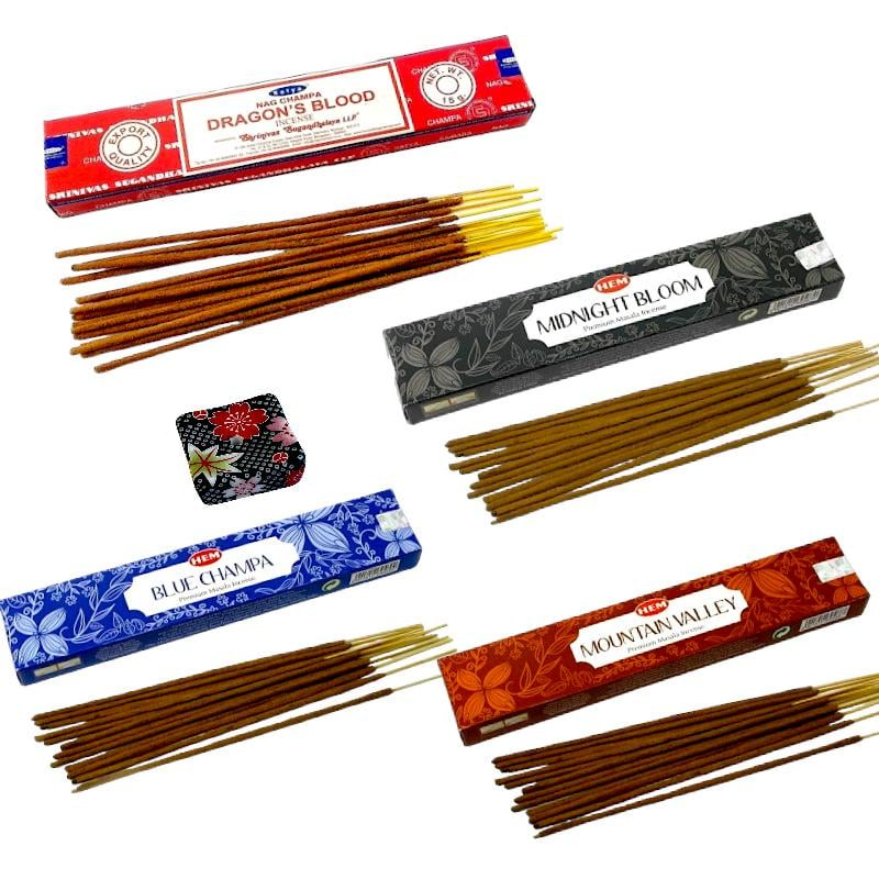 Набор благовоний Кровь дракона и подставка (NN079)