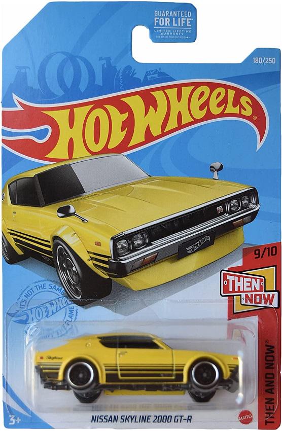Базовий автомобіль Hot Wheels серії Then and Now 9/10-Nissan Skyline 2000 GT-R 2021