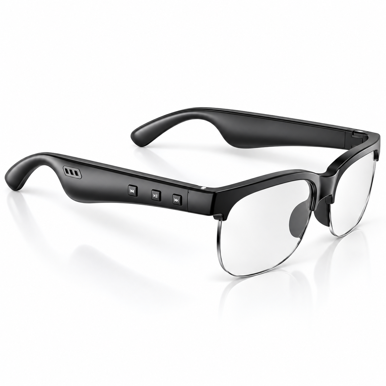Очки умные ANKRIYUL YJ-02 Bluetooth 5.4 с микрофоном Черный/Прозрачный (3102335568)