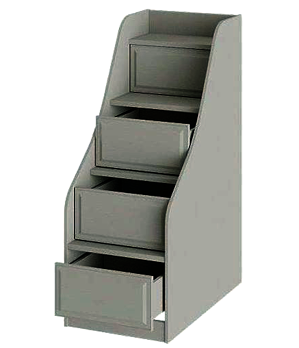 Комод-лестница из дерева Волес Маренго (КЛЕ-000919)