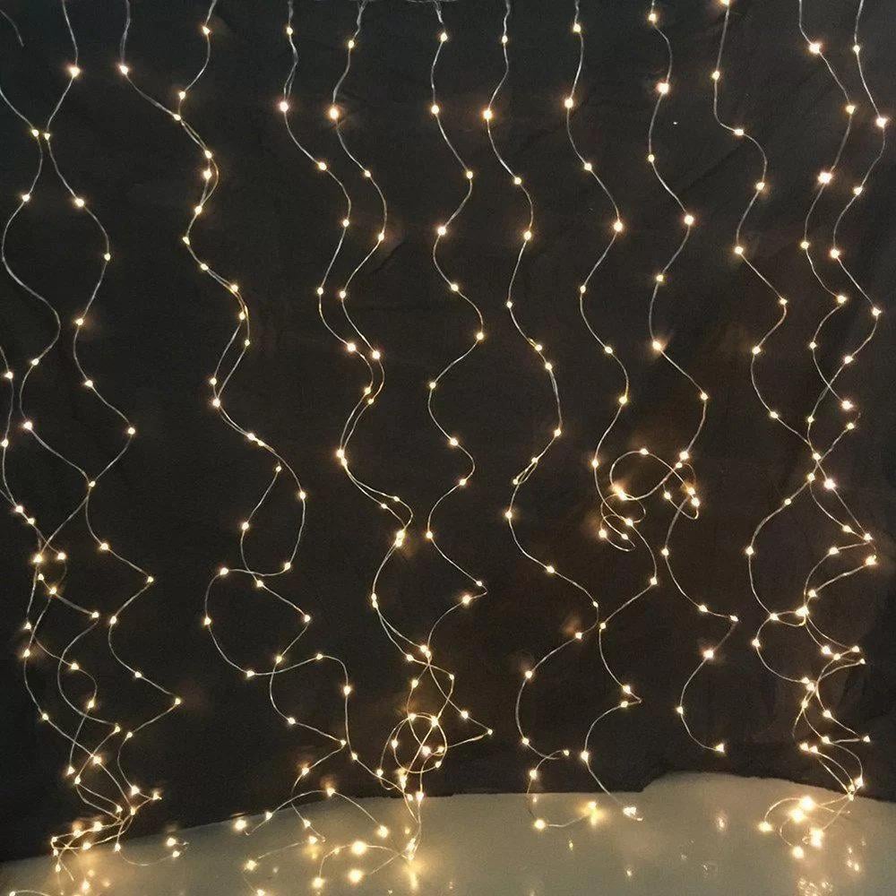 Гирлянда Штора-роса LED 320 2 м Теплый белый (1-200) Гирлянда Штора-роса LED 320 2 м Теплый белый (1-200)