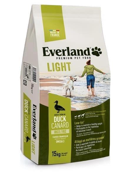 Корм для собак стерилизованных и подверженных ожирению Everland Light с уткой 15 кг (2135927000)