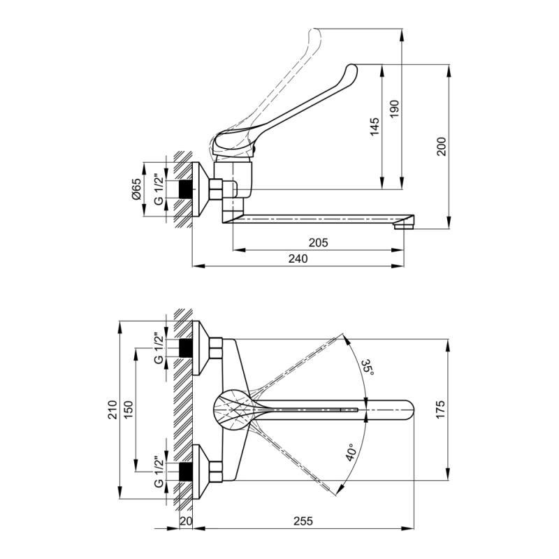 Смеситель для кухни Lidz CRM Watt 83 009 SD00040966 - фото 2