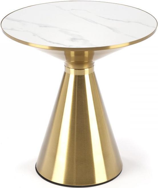 Стіл кавовий Connery Arctic ice top champagne base 50х50 см (13853)