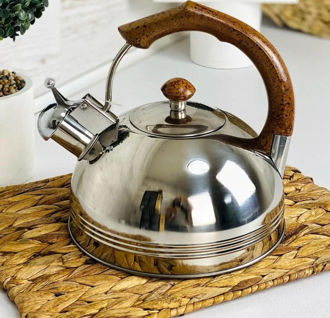 Чайник со свистком Edenberg EB-3557 с индукционным дном 3 л - фото 2 Чайник со свистком Edenberg EB-3557 с индукционным дном 3 л - фото 2