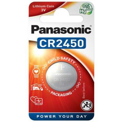 Батарейка Panasonic литиевая CR2450 блистер 1 шт.
