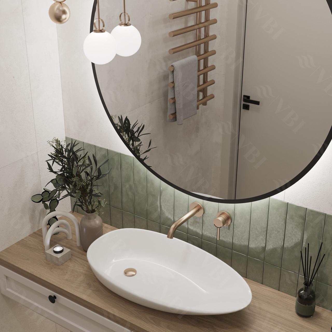 Умывальник VBI TRENTO 75 WHITE накладной (2808389597)