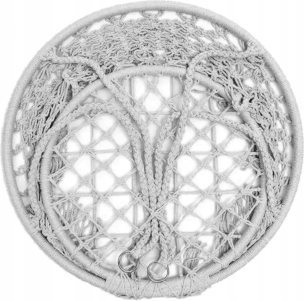 Кресло-гамак подвесное бразильское Bonro B-092 120 кг Серый - фото 7 Кресло-гамак подвесное бразильское Bonro B-092 120 кг Серый - фото 7