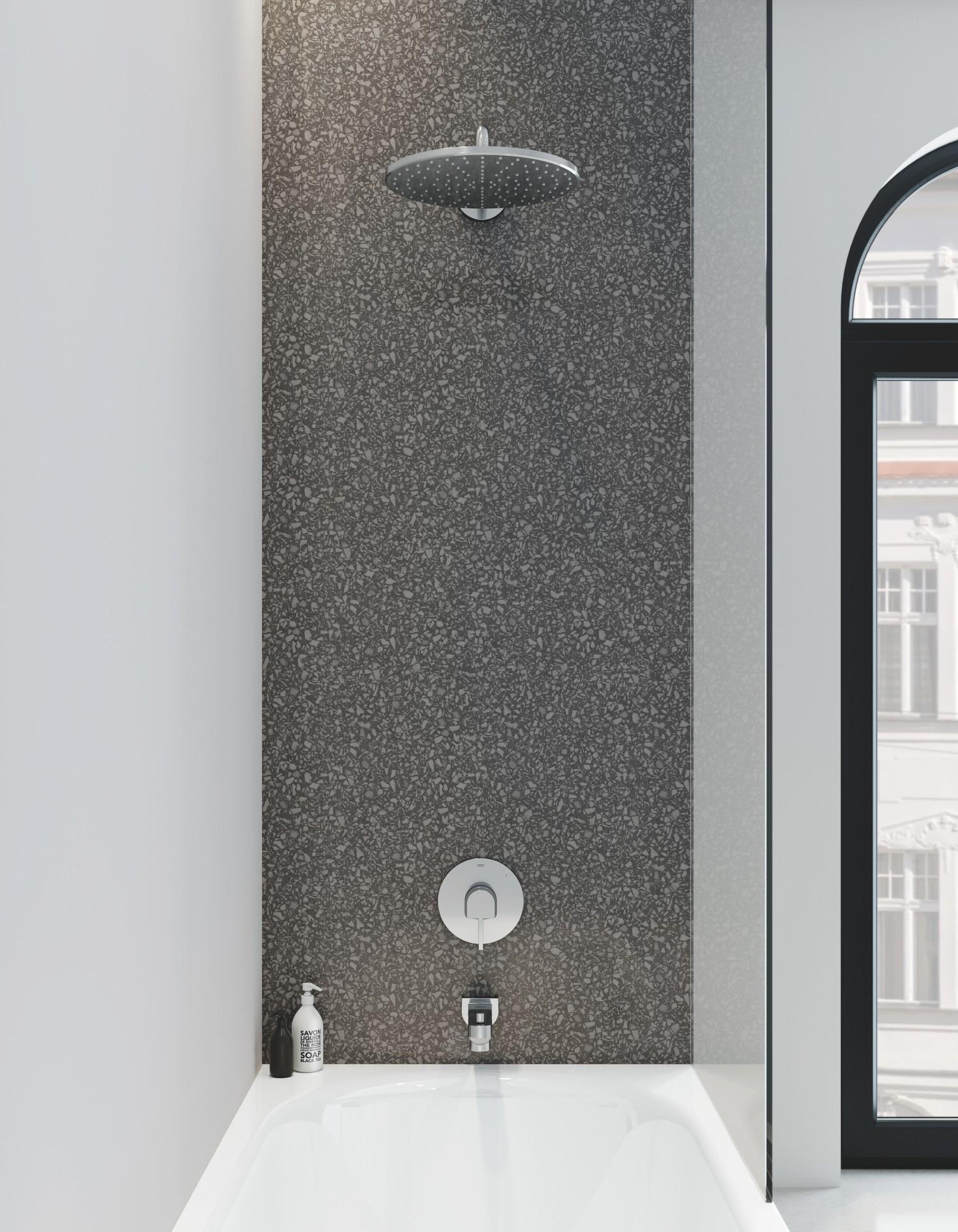 Верхній душ Grohe RAINSHOWER 26557000 310 мм із кронштейном Хром (71578) - фото 4