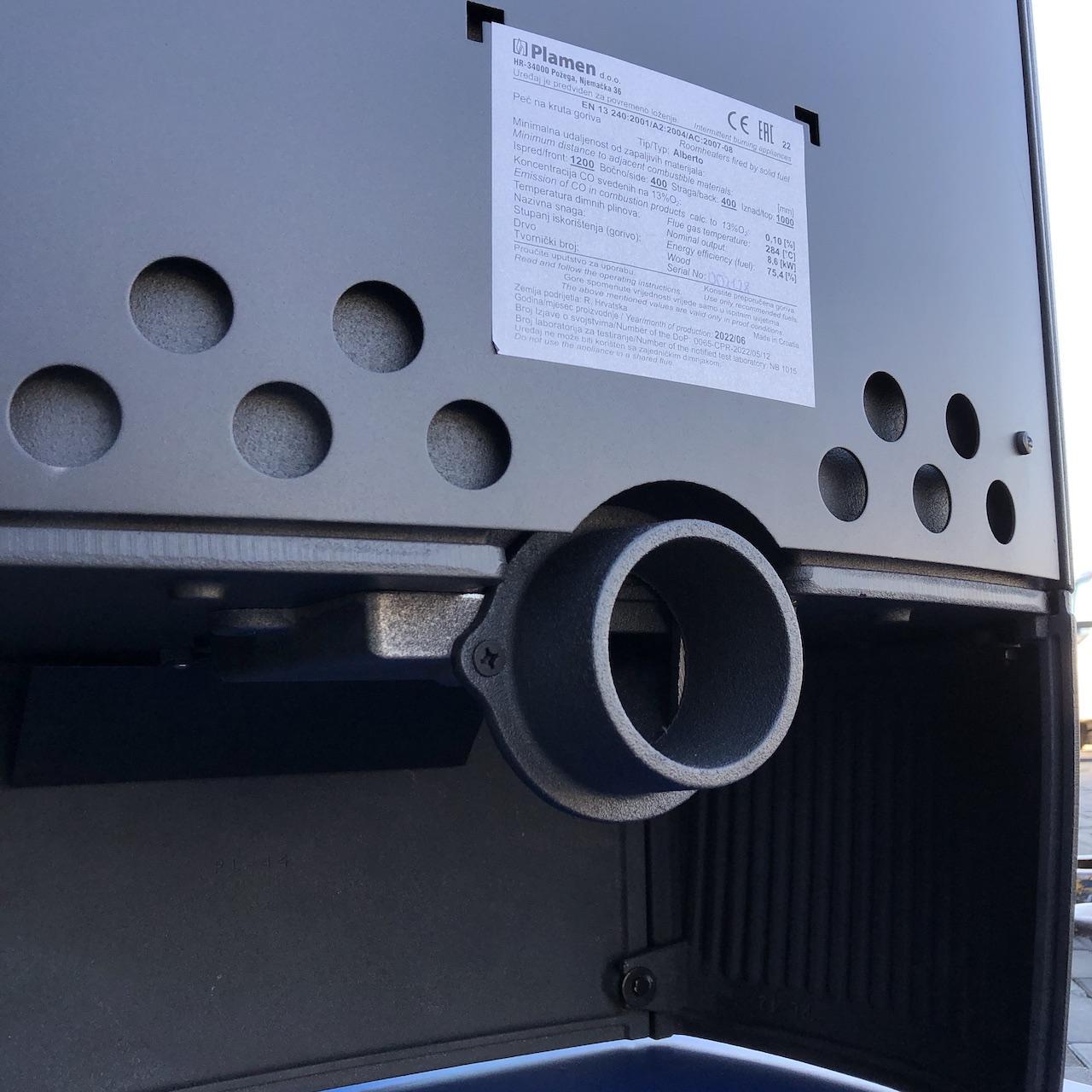 Печь чугунная PLAMEN ALBERTO 8 кВт (9395062) - фото 9