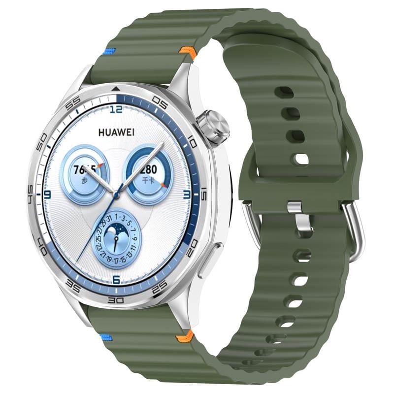 Ремешок силиконовый Wavy для Smart Watch 22 мм Dark Olive