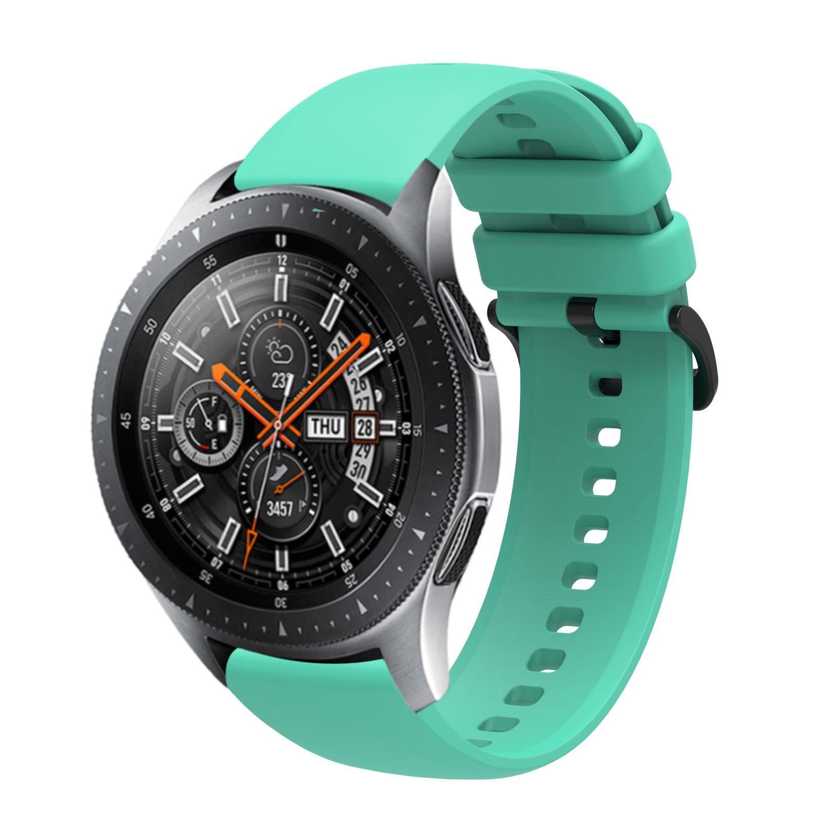 Ремешок для смарт-часов для Amazfit GTR 2 Pace Stratos/Huawei Watch GT 2/Samsung Gear S3 силиконовый 22 мм Светло-мятный (2674P)