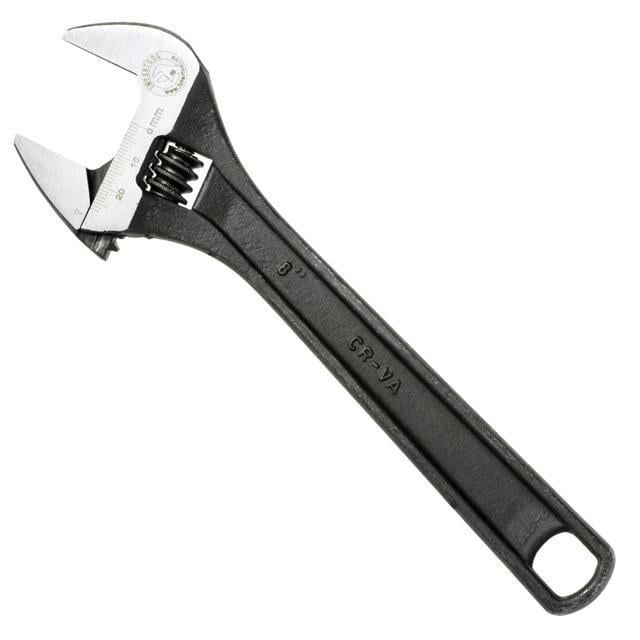 Ключ розвідний Intertool XT-0058 Cr-V фосфатований 200 мм Чорний (8842364)