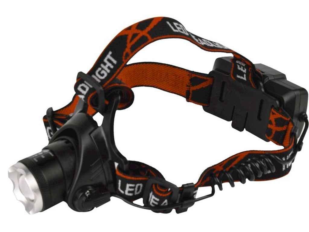 Фонарь налобный Luxel аккумулятор LiOn 800mah светодиодный 4W IP44 3 режима (TR-07)