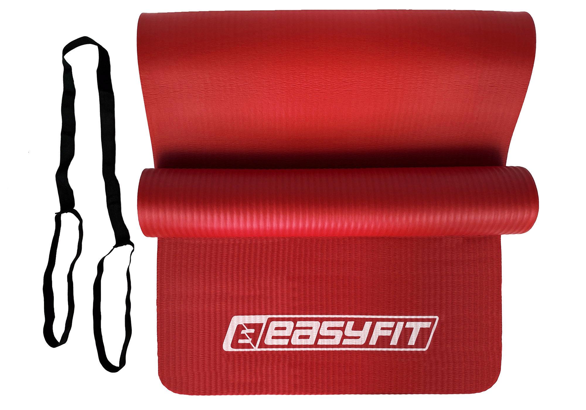 Коврик для фитнеса и йоги EasyFit NBR 10 мм Красный - фото 2 Коврик для фитнеса и йоги EasyFit NBR 10 мм Красный - фото 2