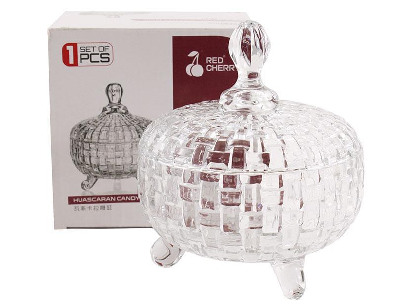Конфетница стеклянная Ristal 0,4 л (S701)