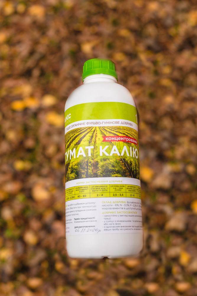 Гумат калия концентрированный удобрение органическое фульво-гуминовое 1 л (300205)