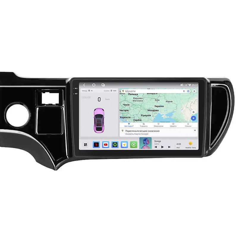 Автомагнітола штатна Lesko 4G/QLED/CarPlay/360°/GPS/Wi-Fi для Toyota Aqua I right wheel 2011-2021 4/64Gb 9" (2322814284) Автомагнітола штатна Lesko 4G/QLED/CarPlay/360°/GPS/Wi-Fi для Toyota Aqua I right wheel 2011-2021 4/64Gb 9" (2322814284)