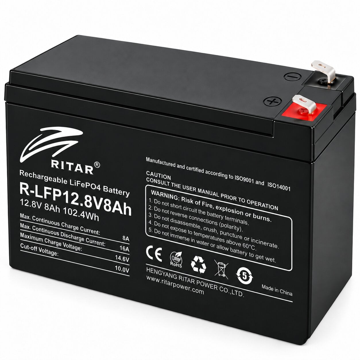 Аккумуляторная батарея Ritar LiFePO4 12,8V 8 Ah (38869779)
