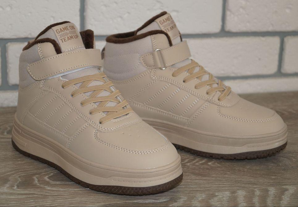 Хайтопы зимние детские BBT kids р. 34 21,5 см Бежевый (31568-34) - фото 4 Хайтопы зимние детские BBT kids р. 34 21,5 см Бежевый (31568-34) - фото 4