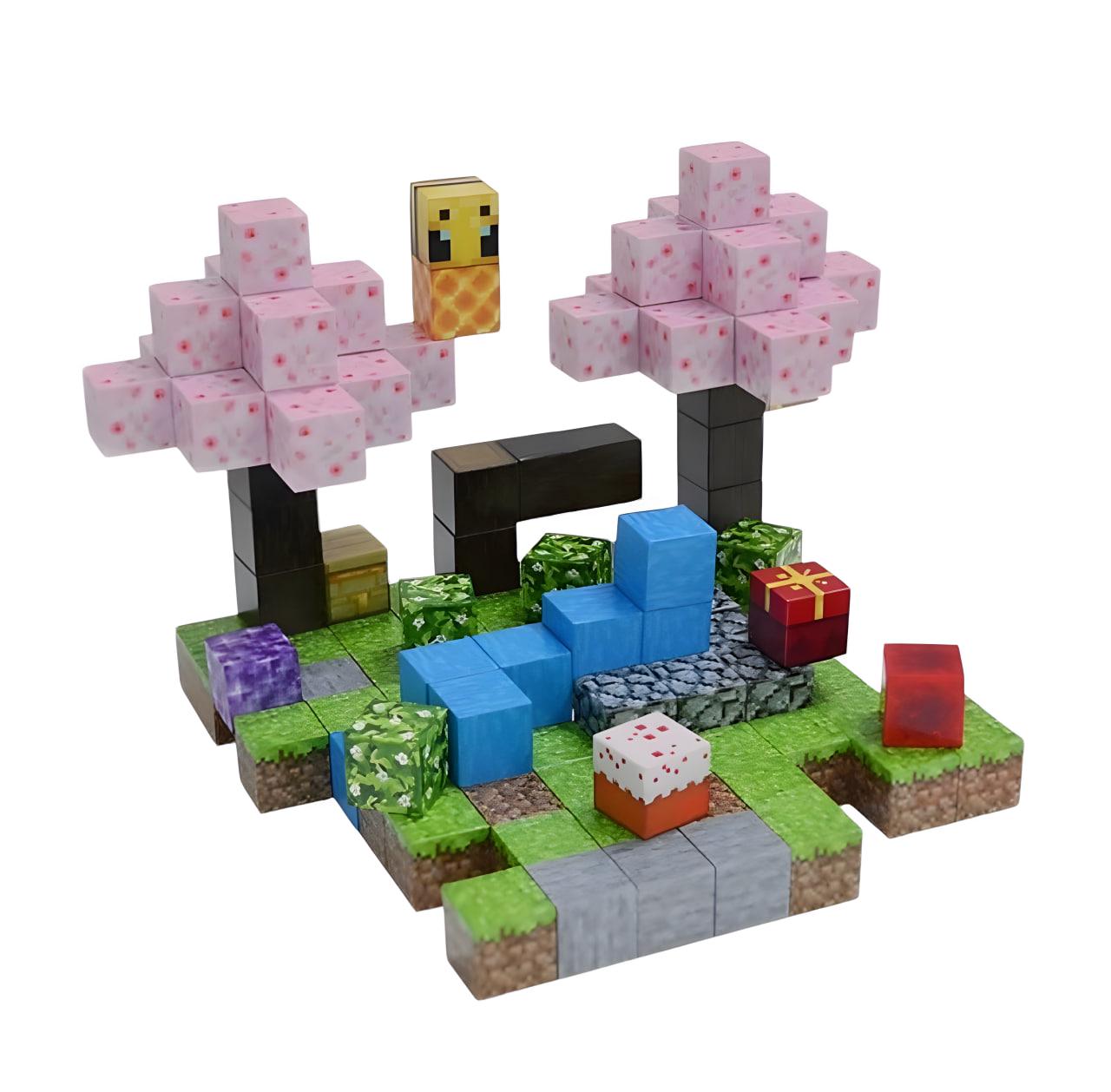 Конструктор Minecraft "Вишневый сад" 128 деталей (MRA-H001) Конструктор Minecraft "Вишневый сад" 128 деталей (MRA-H001)