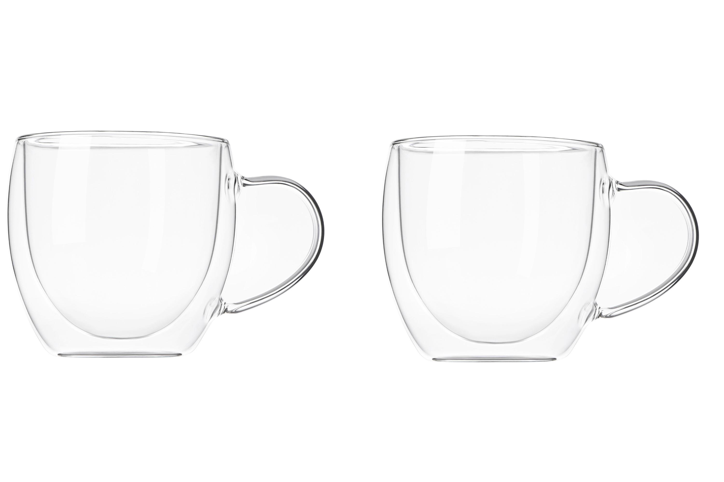 Набор чашек с двойными стенками Ardesto AR2625BHR 250 мл 2 шт. Прозрачный (19ba67de)