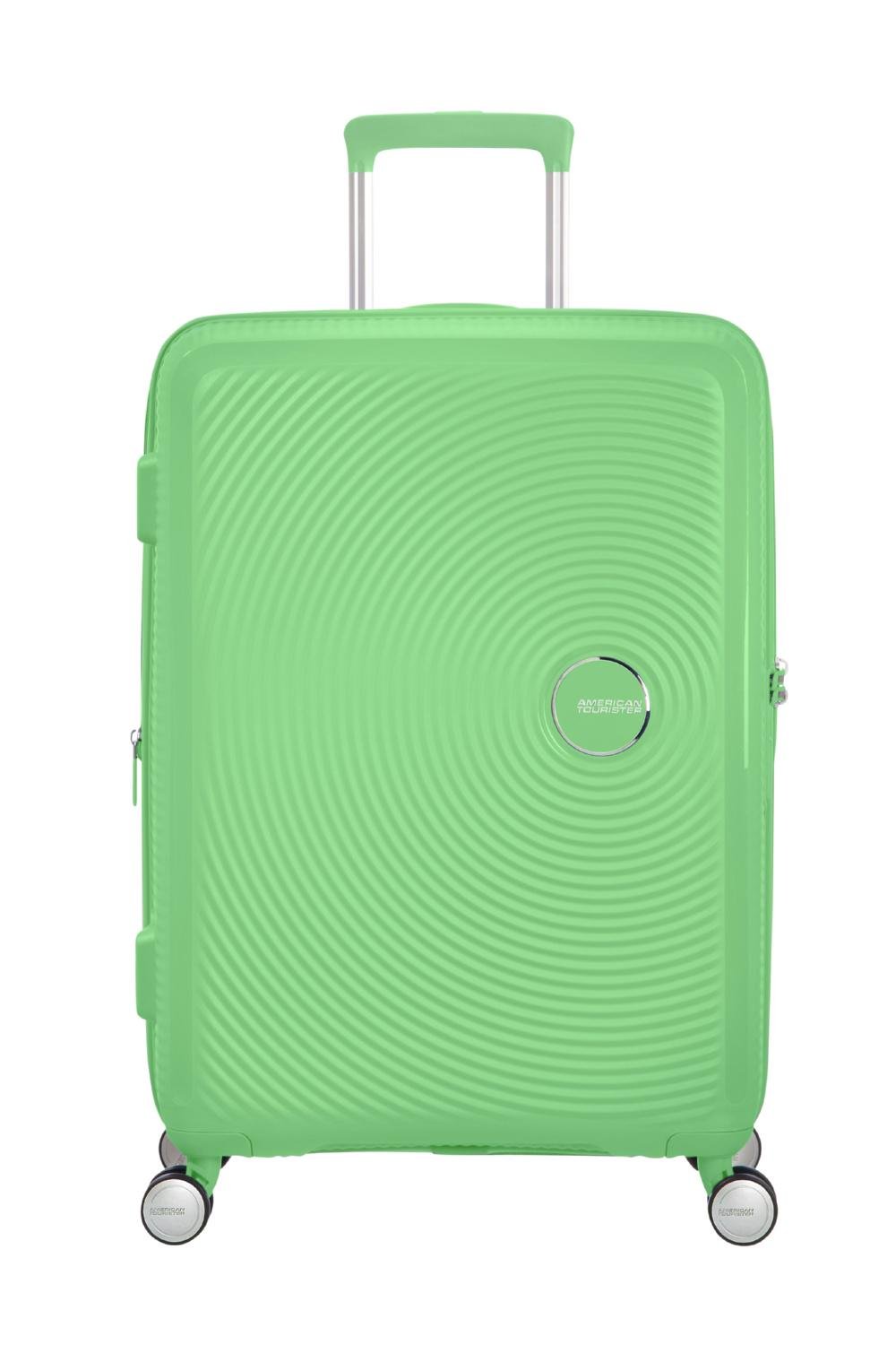 Чемодан с расширением American Tourister Soundbox 67x46,5x29/32 см Зеленый (32G-44002) - фото 1