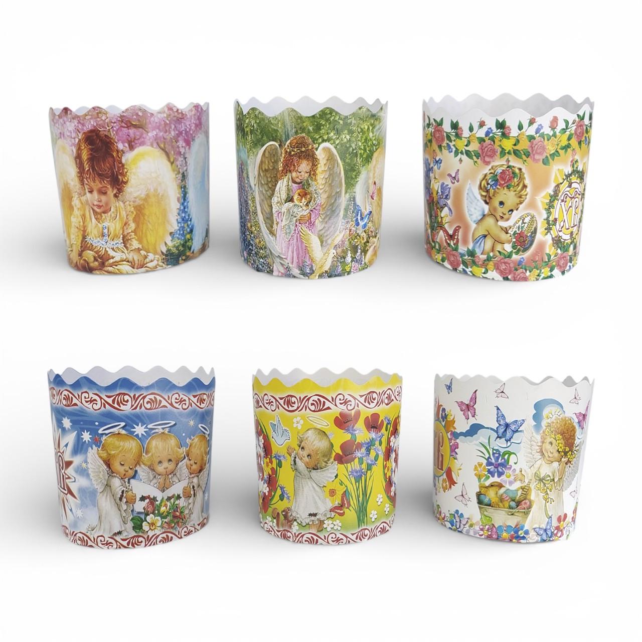 Набор форм для поясков с рисунками Небесные детки 68/h85 50 шт. 100 г Белый