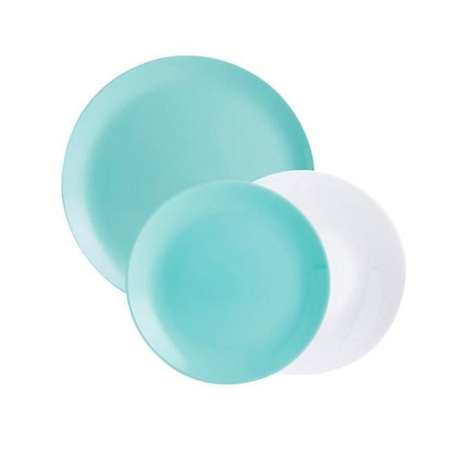 Сервиз столовый Luminarc Diwali P5912 18 пр. Light Turquoise/White (98717) Сервиз столовый Luminarc Diwali P5912 18 пр. Light Turquoise/White (98717)